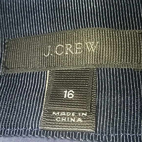 J. Crew classic pencil skirt with scalloped hem and grommets Size 16 - Picture 9 of 10